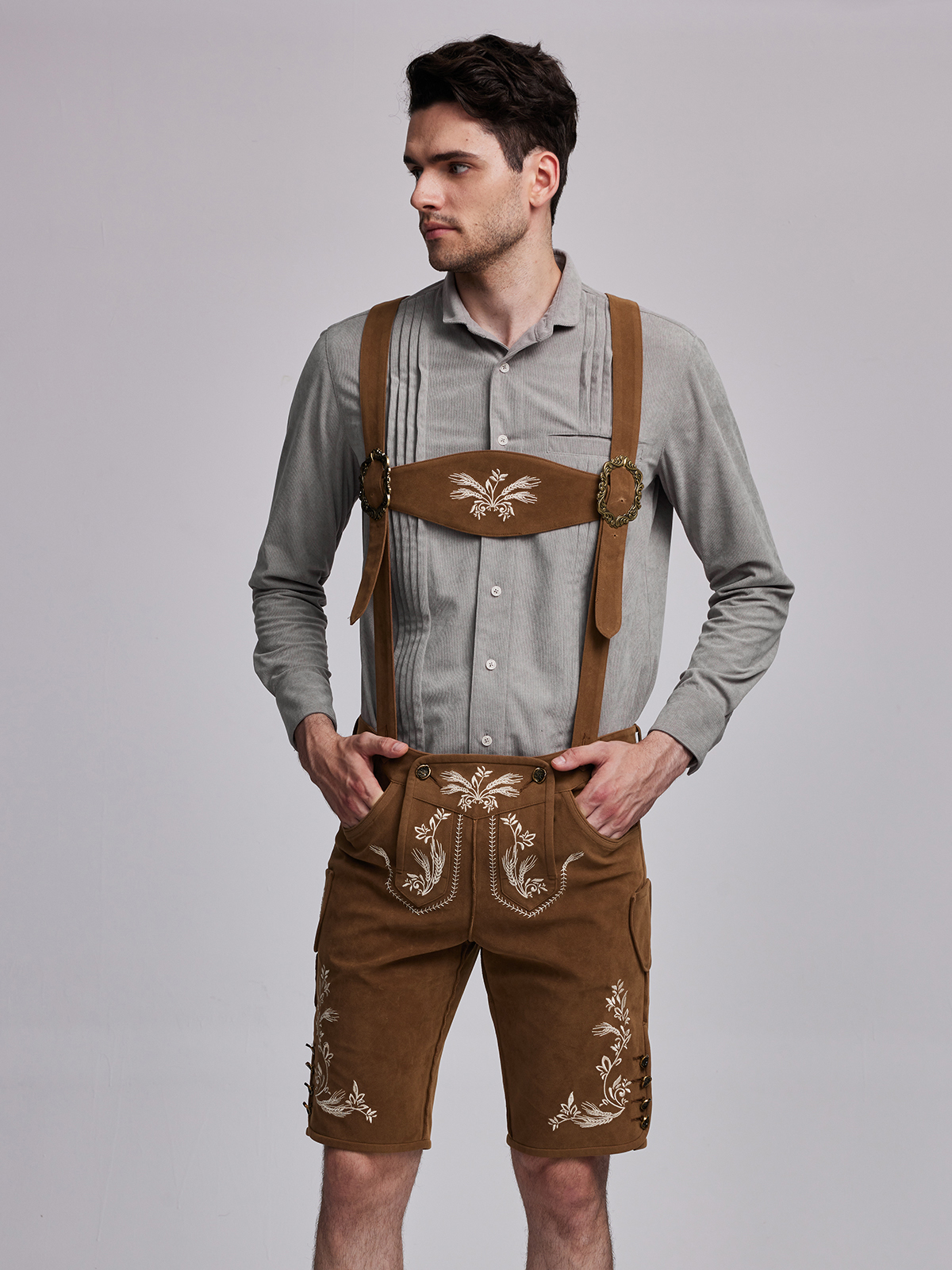 Dirndl mit modernem Leder-Akzent