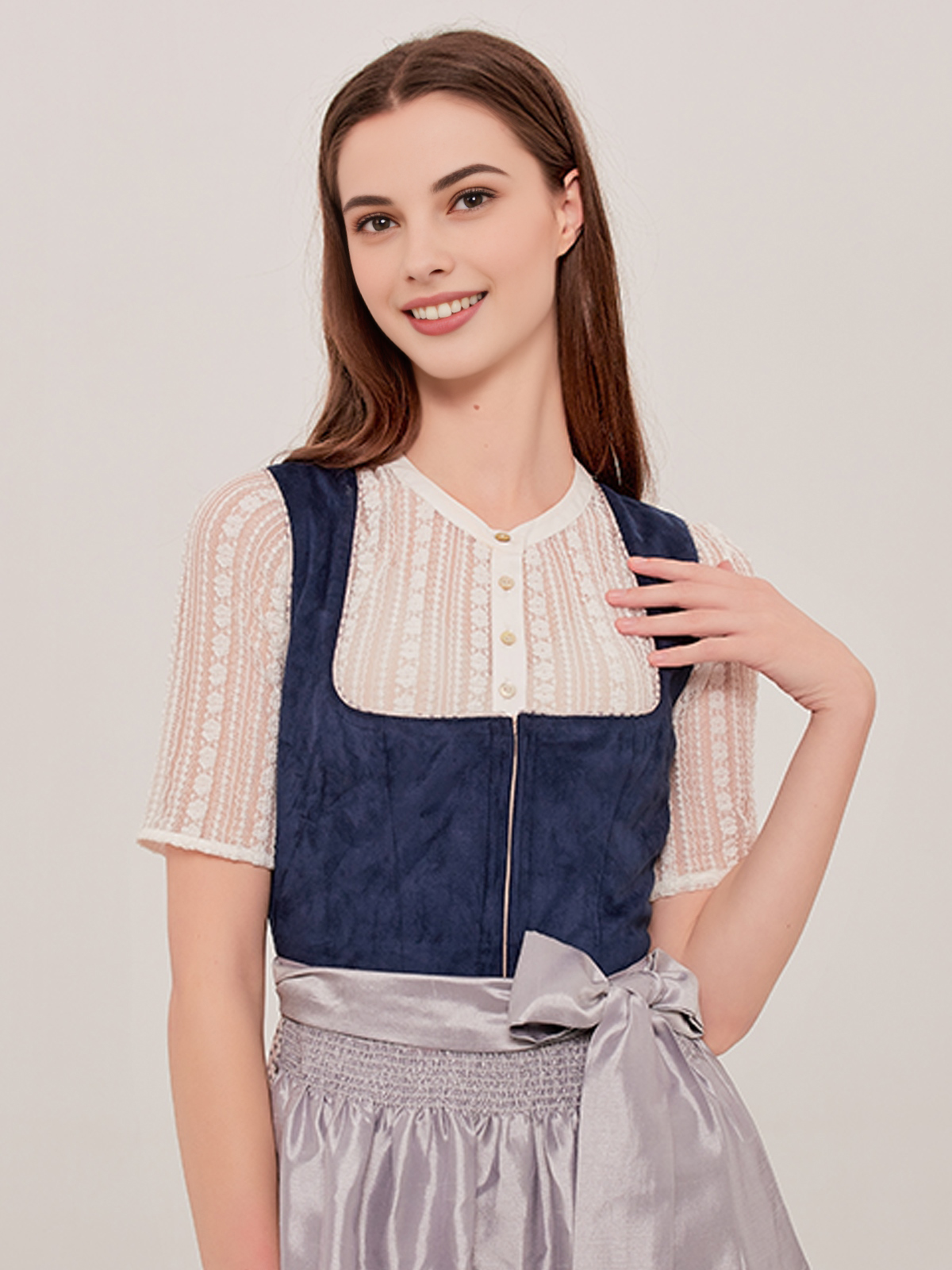 Blaues Dirndl