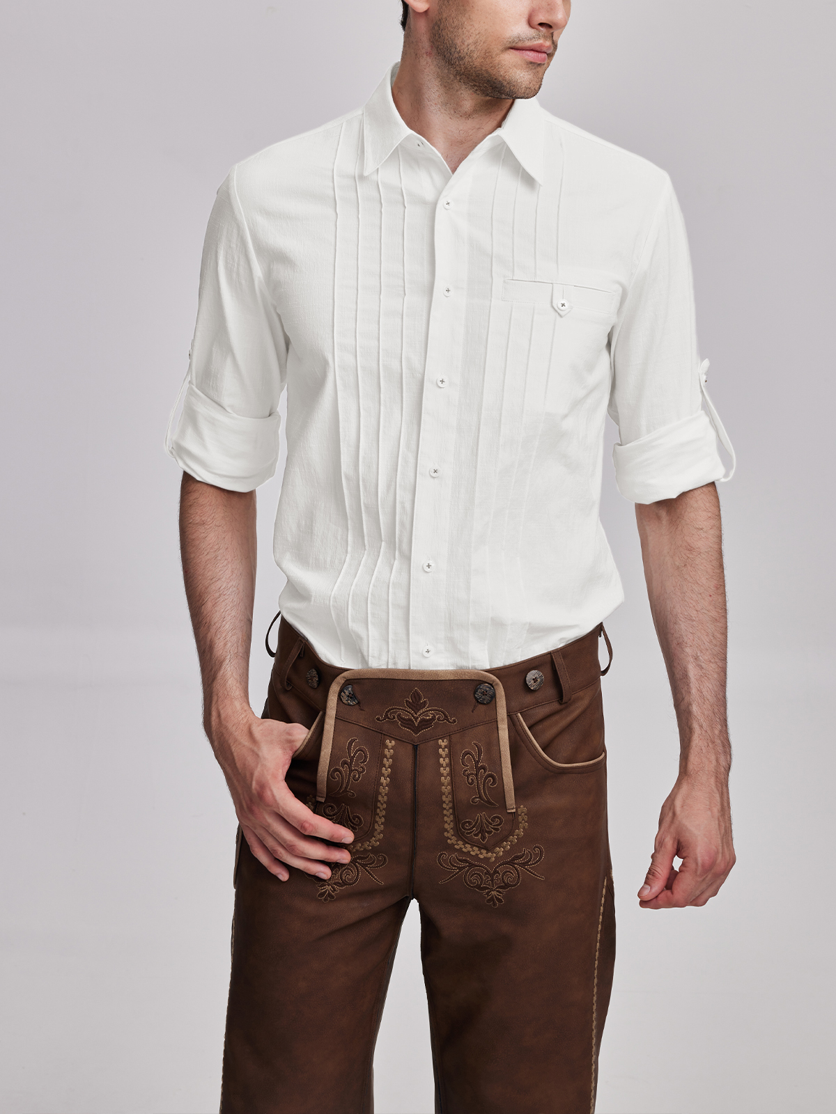 Elegantes schwarzes Trachtenkleid