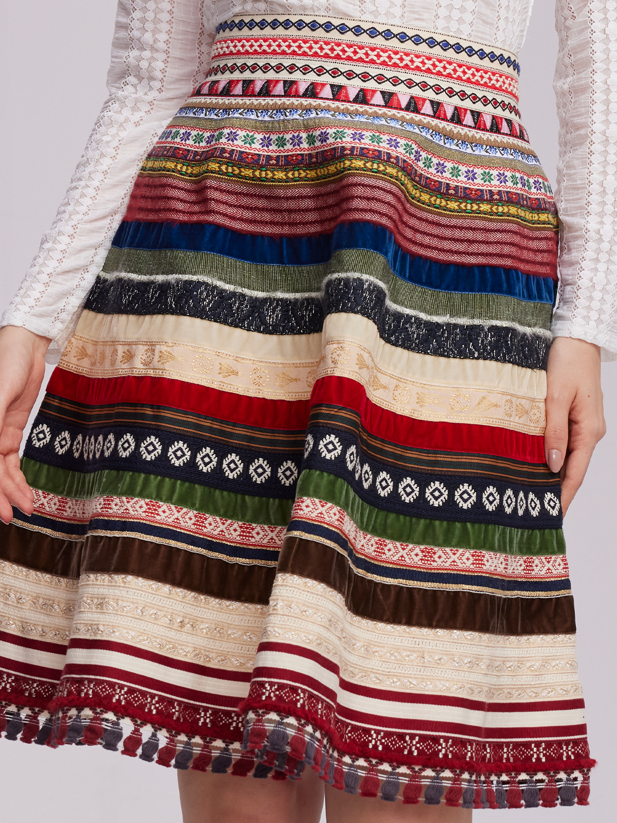 Dirndl in Grün und Blau